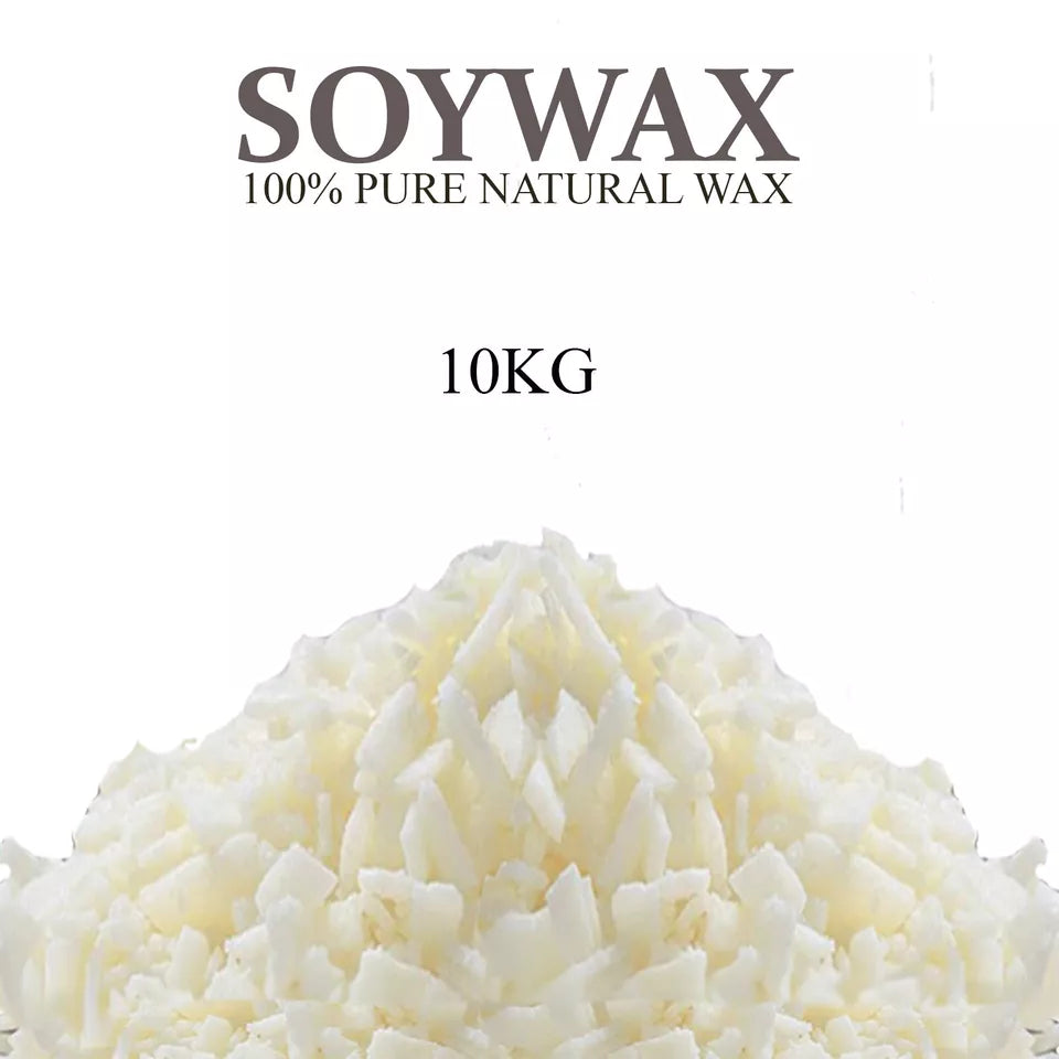 100G- 50KG 100% Pure Soy Wax/Soya Candle Making Wax Natural Flakes Clean Burning