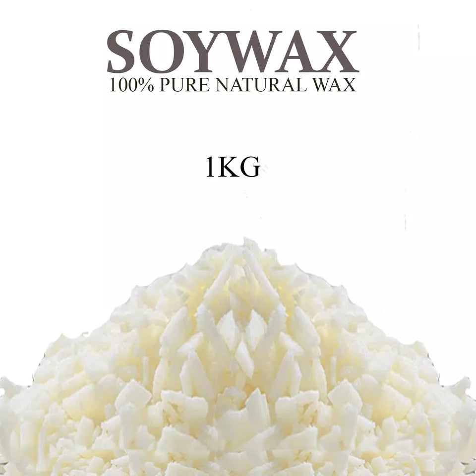 100G- 50KG 100% Pure Soy Wax/Soya Candle Making Wax Natural Flakes Clean Burning