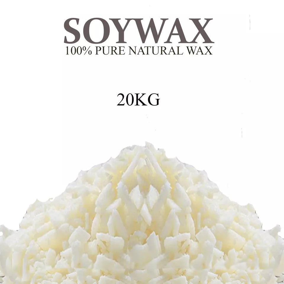 100G- 50KG 100% Pure Soy Wax/Soya Candle Making Wax Natural Flakes Clean Burning