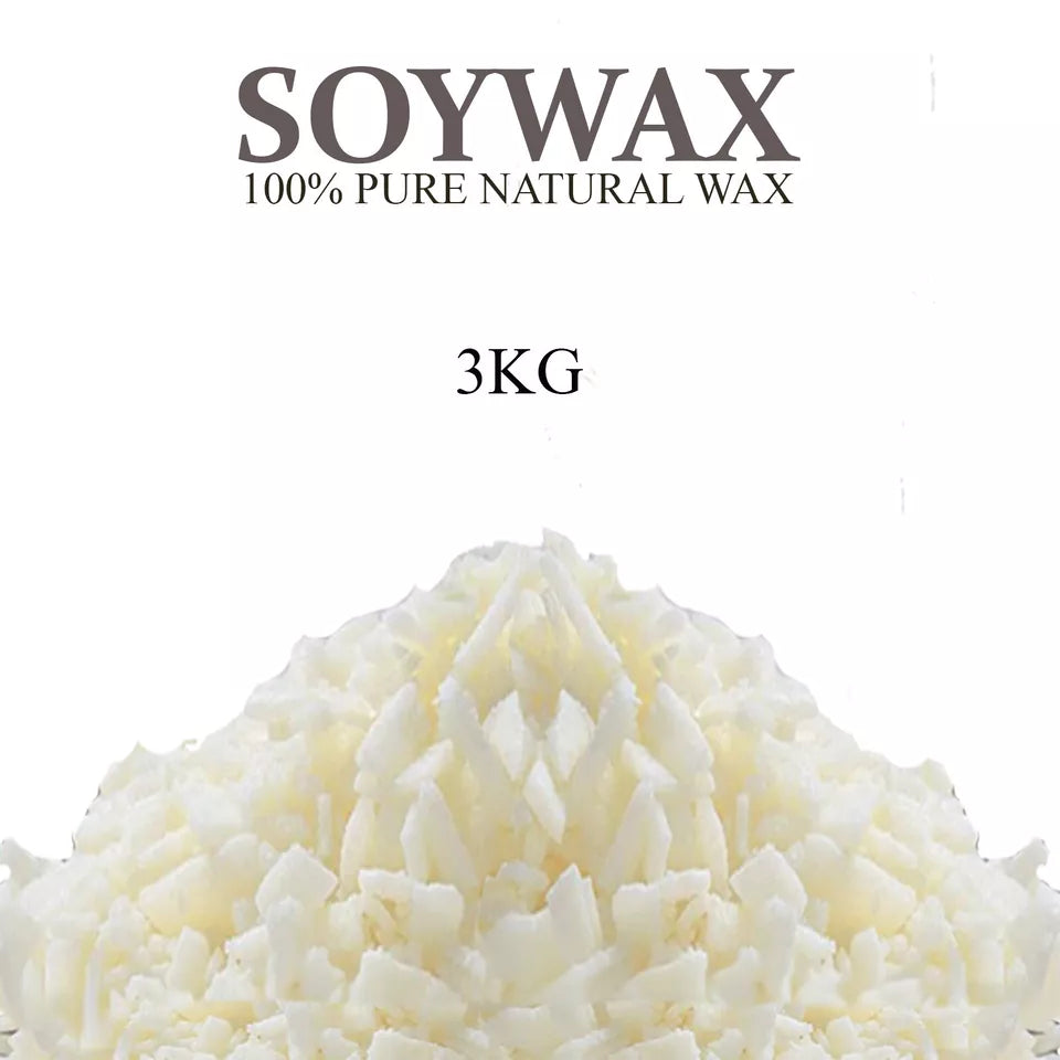 100G- 50KG 100% Pure Soy Wax/Soya Candle Making Wax Natural Flakes Clean Burning