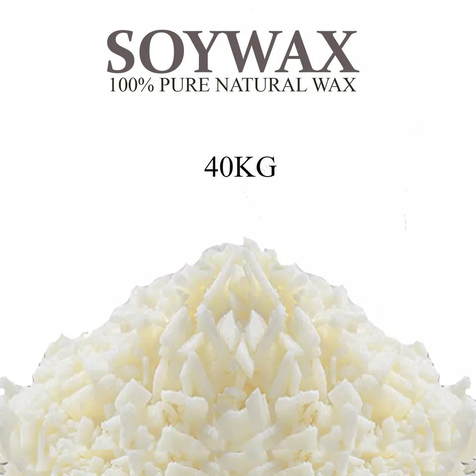100G- 50KG 100% Pure Soy Wax/Soya Candle Making Wax Natural Flakes Clean Burning