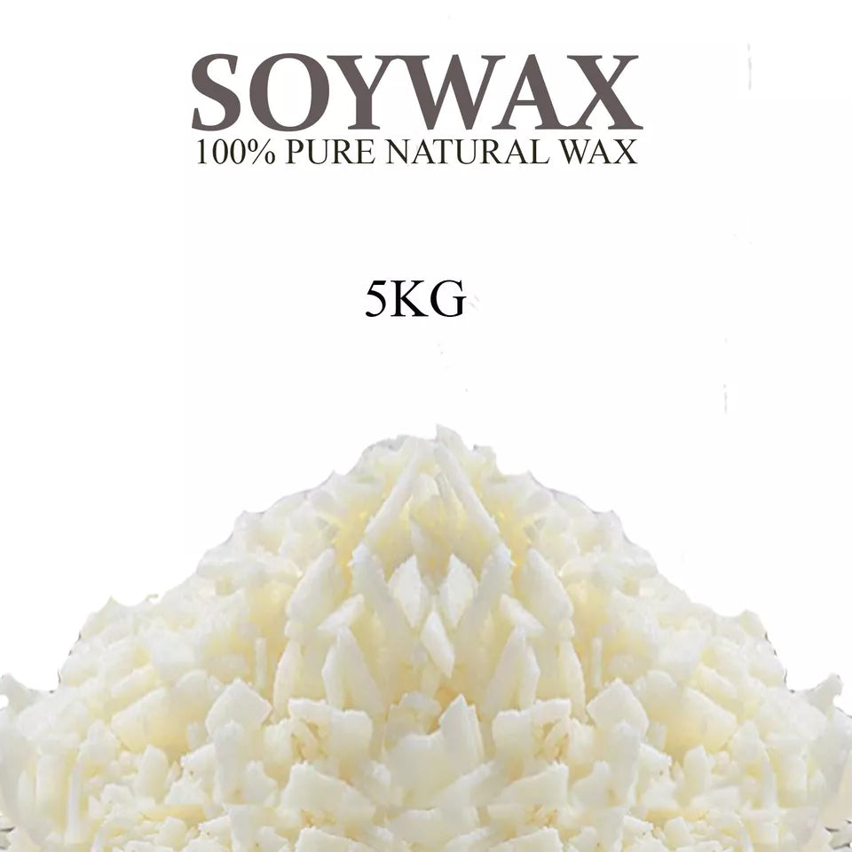 100G- 50KG 100% Pure Soy Wax/Soya Candle Making Wax Natural Flakes Clean Burning