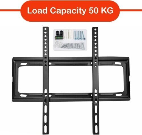 TV WALL BRACKET MOUNT SLIM FOR 26 30 32 40 42 50 63 INCH FLAT 3D LCD LED PLASMA