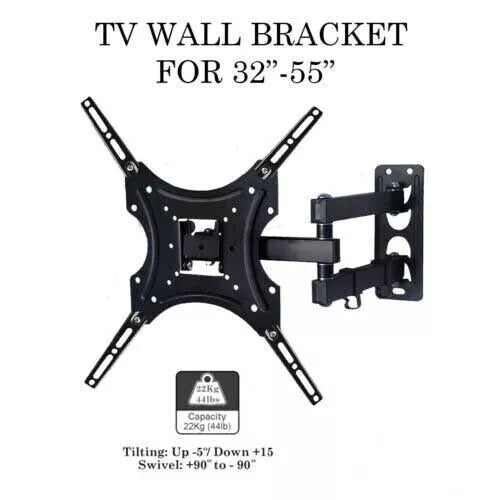 TV WALL BRACKET MOUNT SLIM FOR 32 37 40 42 43 50 55 INCH