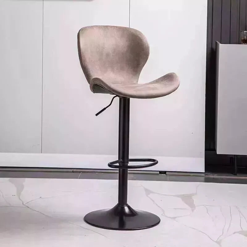 Bar Stool Swivel Gas Lift Backrest Chairs Fashion Decoration Dining Chair UK