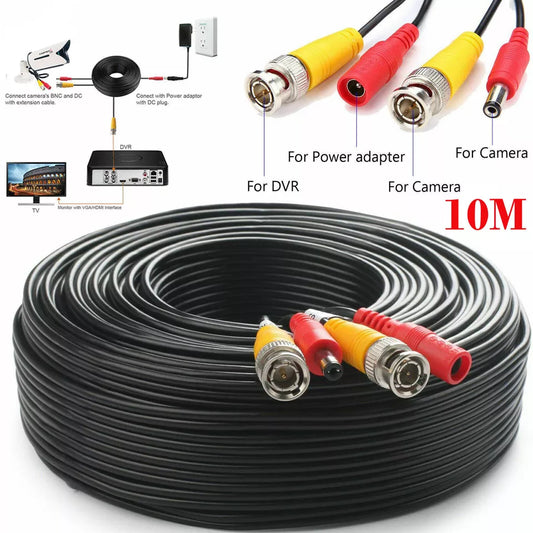 HD BNC DC Power Lead CCTV Security Camera Extension Cable