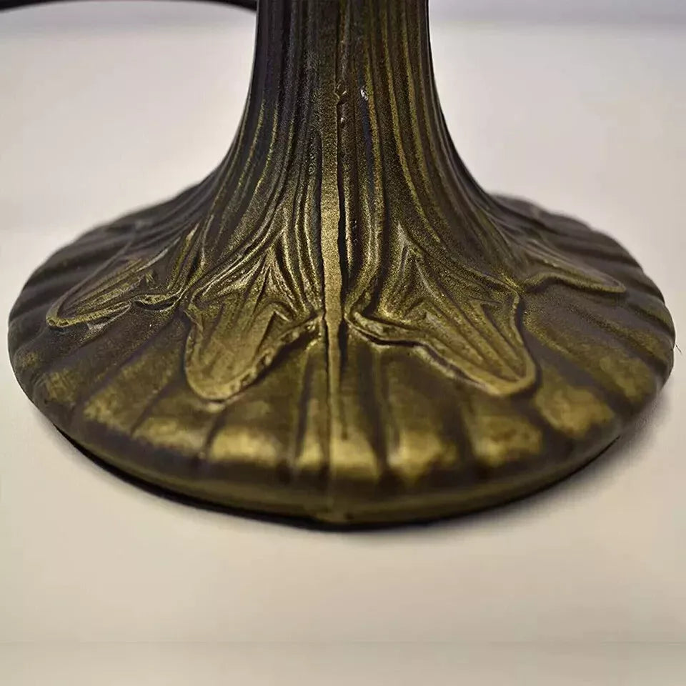 Tiffany Dragonfly Lamp Handcrafted Multicolor Unique Glass Shade Home Decor UK