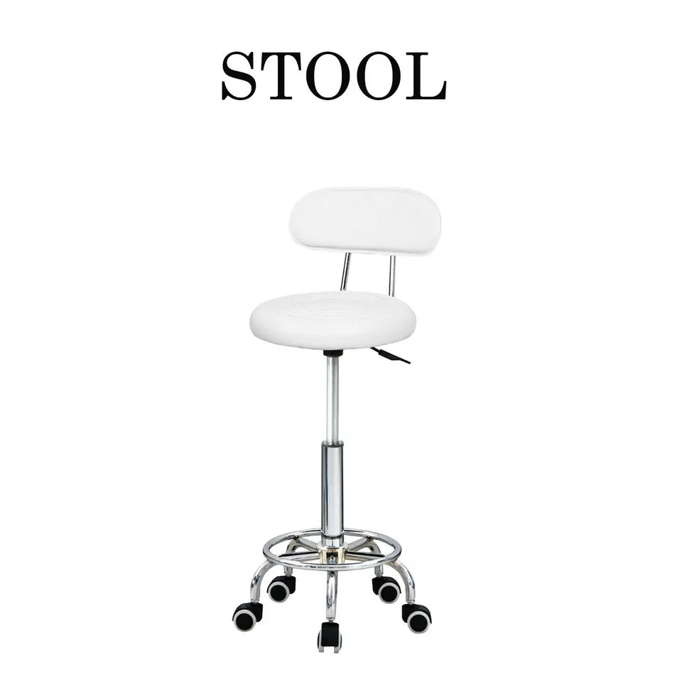 Adjustable Swivel Beauty Spa Salon Stools Massage Lift Hairdressing Bar Chair UK