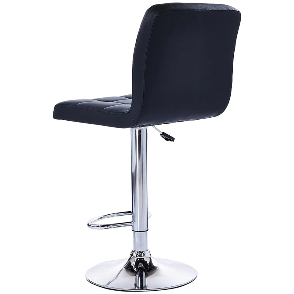 Bar Stools Gas Lift Swivel Stool Pub Club Cafe Breakfast Chair Faux Leather