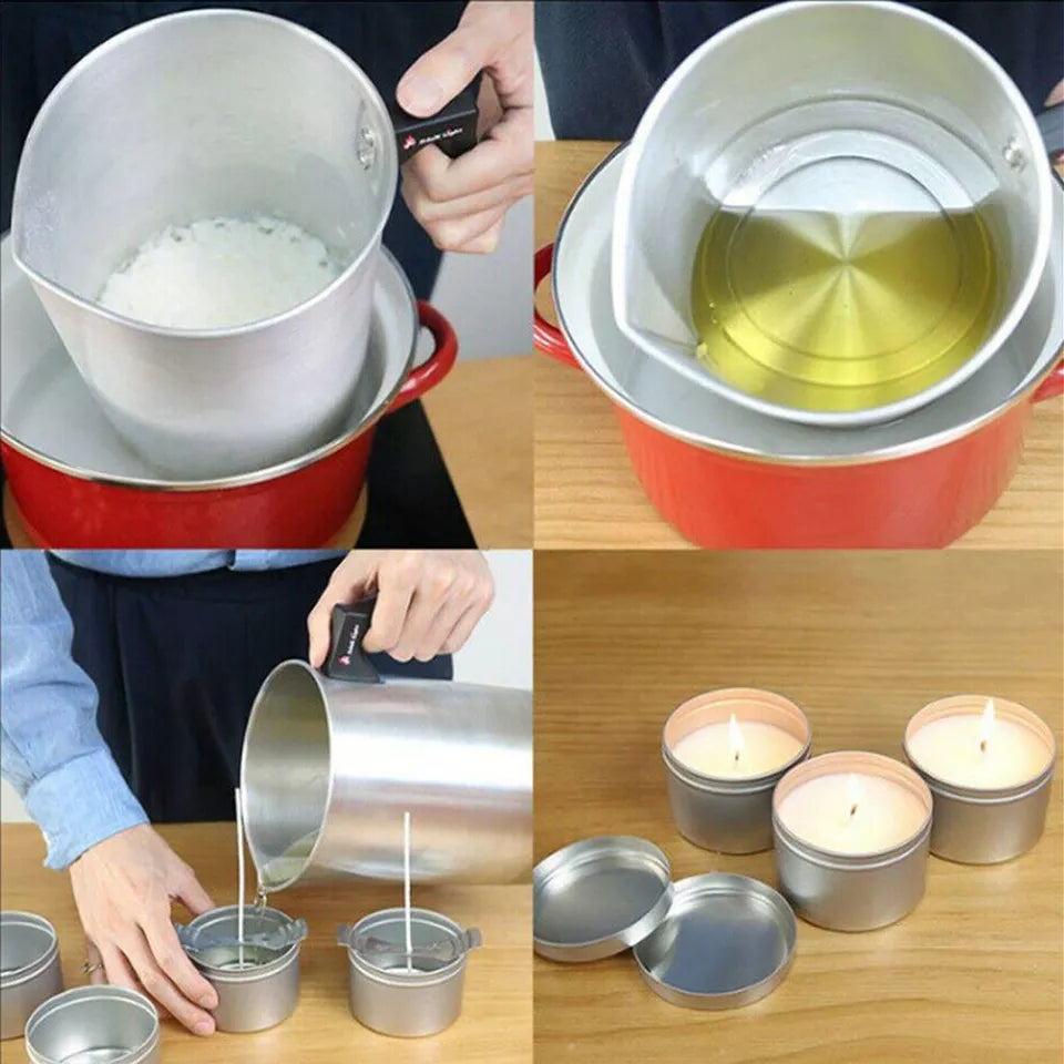5KG 100% Pure Candle Making Wax Soy Wax/Soya Natural Flakes Clean Burning WHITE UK