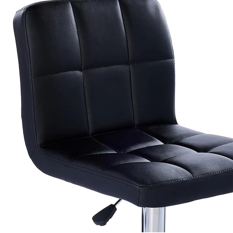 Bar Stools Gas Lift Swivel Stool Pub Club Cafe Breakfast Chair Faux Leather