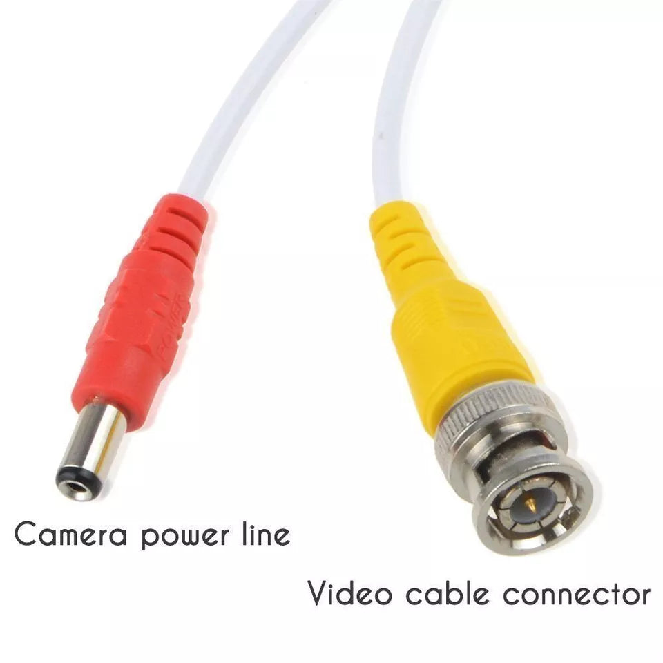 HD BNC DC Power Lead CCTV Security Camera Extension Cable