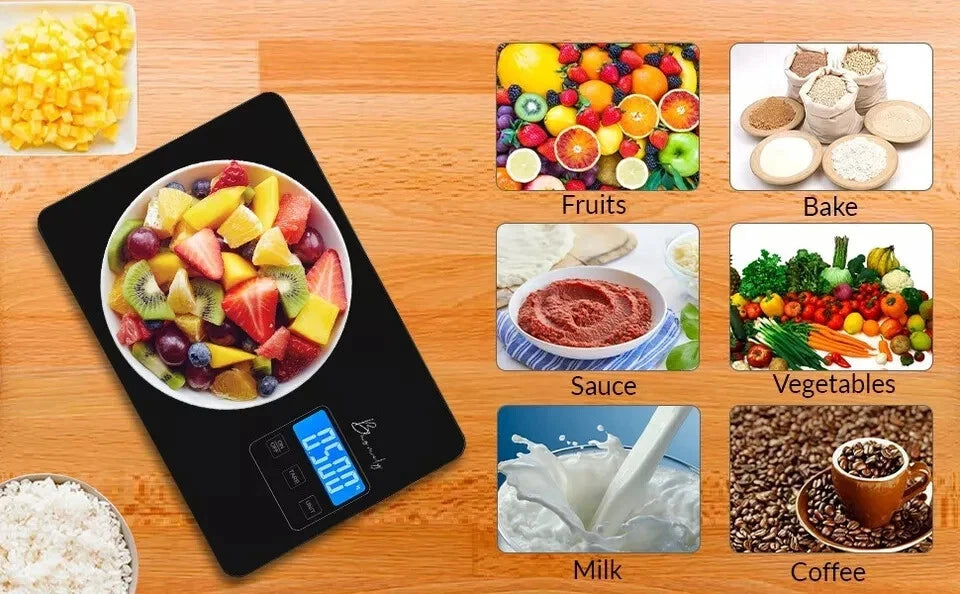 Digital 10kg Kitchen Scales Electronic Food Weight Balance LCD Postal Scale