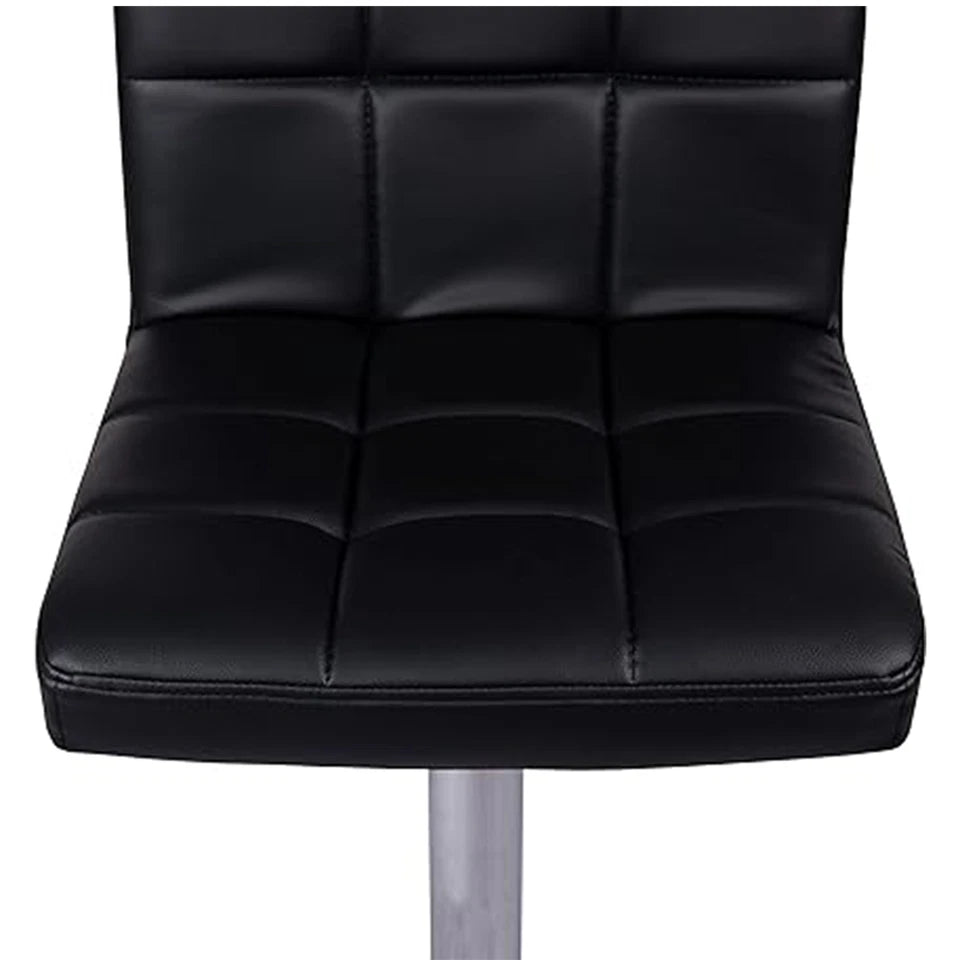 Bar Stools Gas Lift Swivel Stool Pub Club Cafe Breakfast Chair Faux Leather