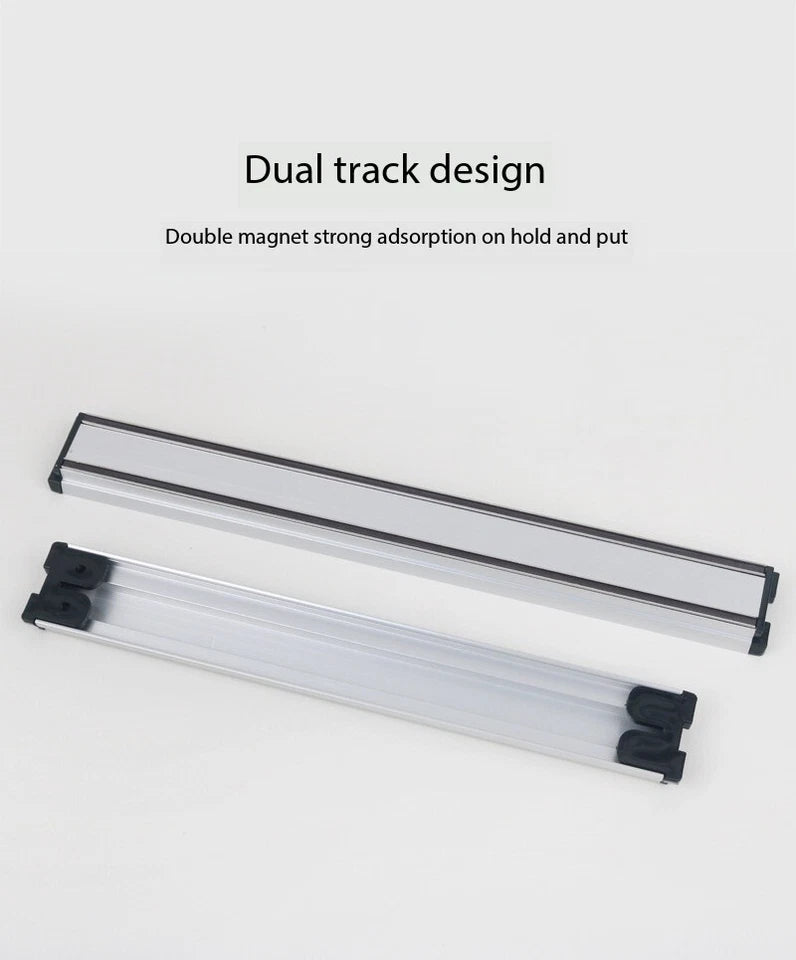 Strong Magnetic Knife Strip for Wall or Countertop-Holds Knives,