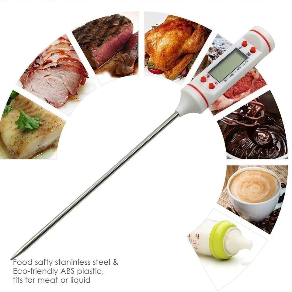 Digital Food Thermometer Probe Cooking Meat Kitchen Temperature