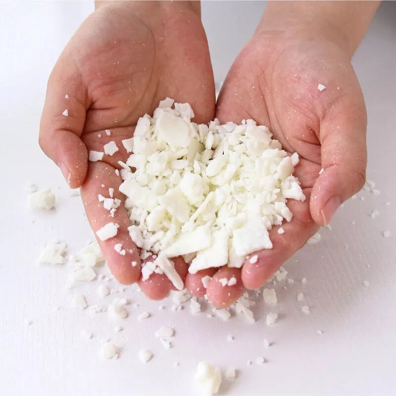 5KG 100% Pure Candle Making Wax Soy Wax/Soya Natural Flakes Clean Burning WHITE UK