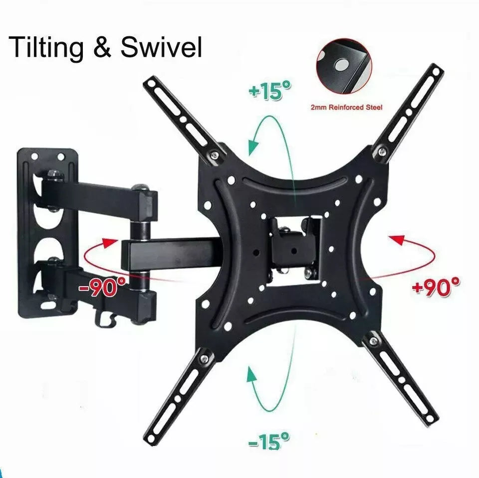 TV WALL BRACKET MOUNT SLIM FOR 32 37 40 42 43 50 55 INCH