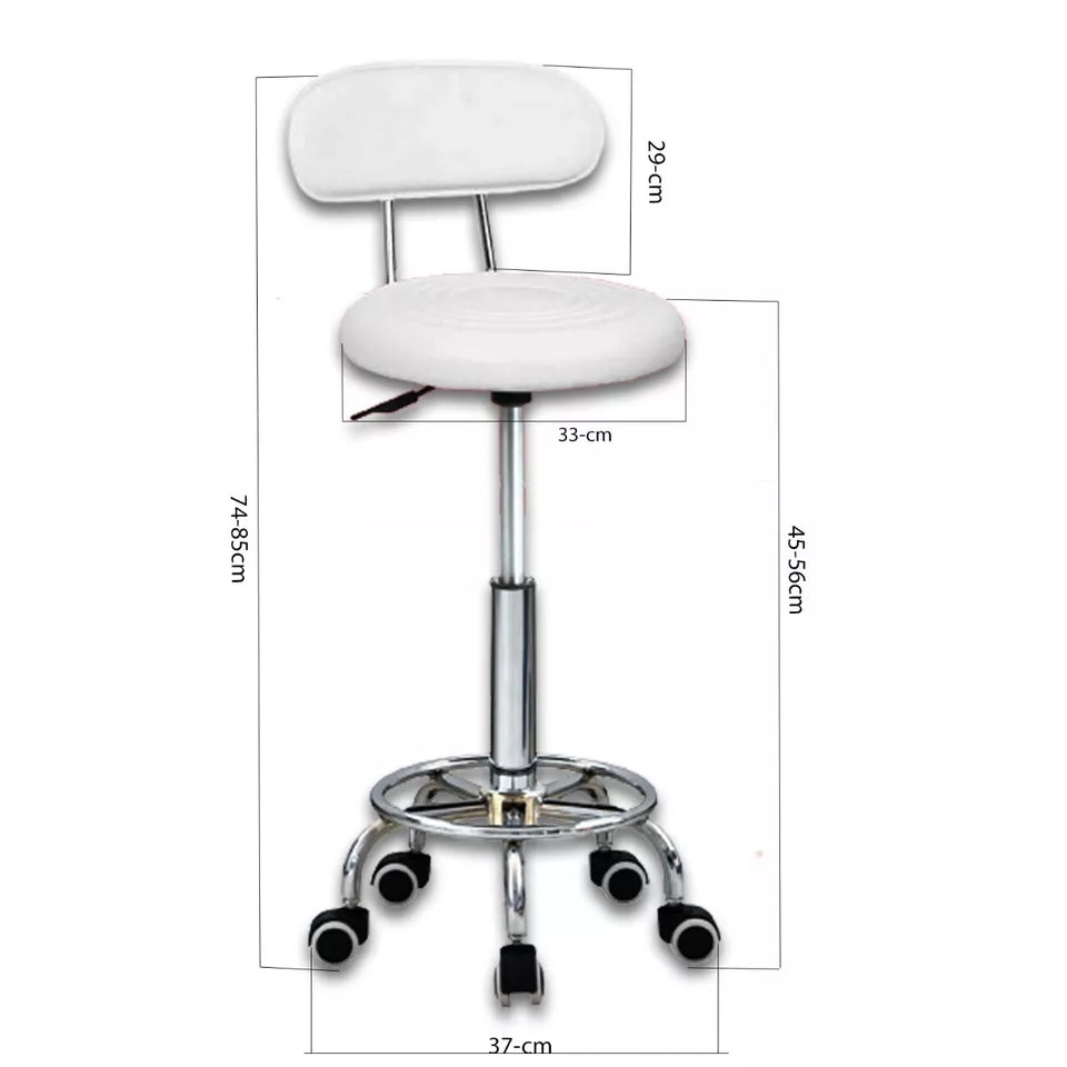 Adjustable Swivel Beauty Spa Salon Stools Massage Lift Hairdressing Bar Chair UK