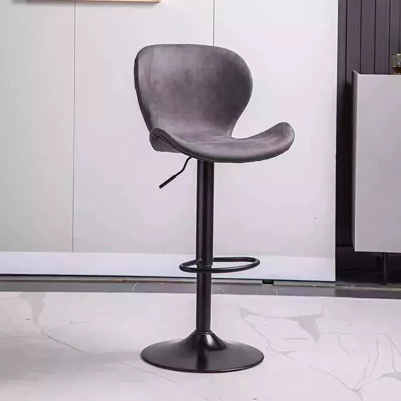 Bar Stool Swivel Gas Lift Backrest Chairs Fashion Decoration Dining Chair UK