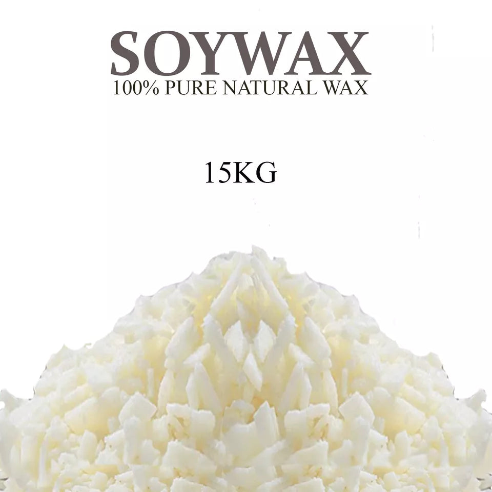 100G- 50KG 100% Pure Soy Wax/Soya Candle Making Wax Natural Flakes Clean Burning