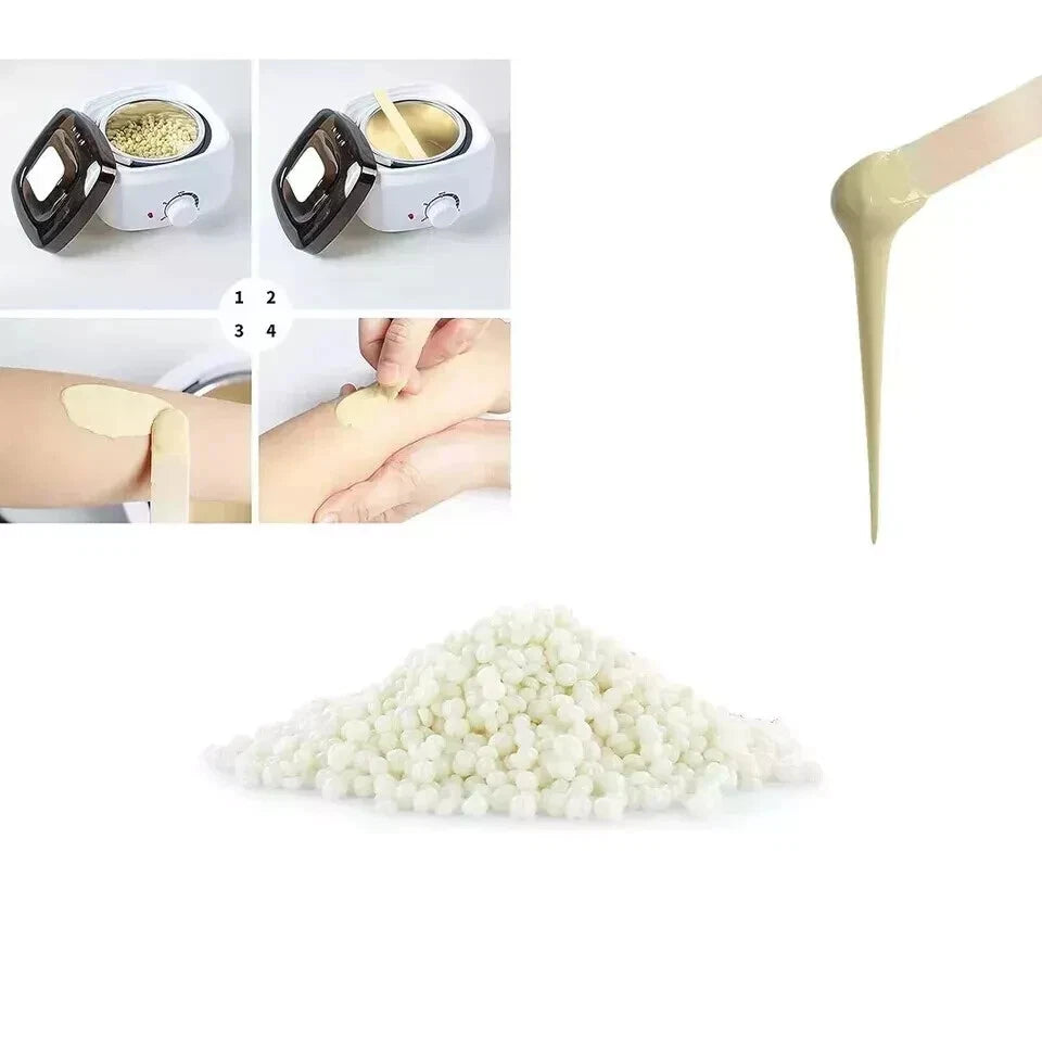 1kg Depilatory Hard Wax Beans Pellet Hot Brazilian Waxing Bead Body Hair Removal