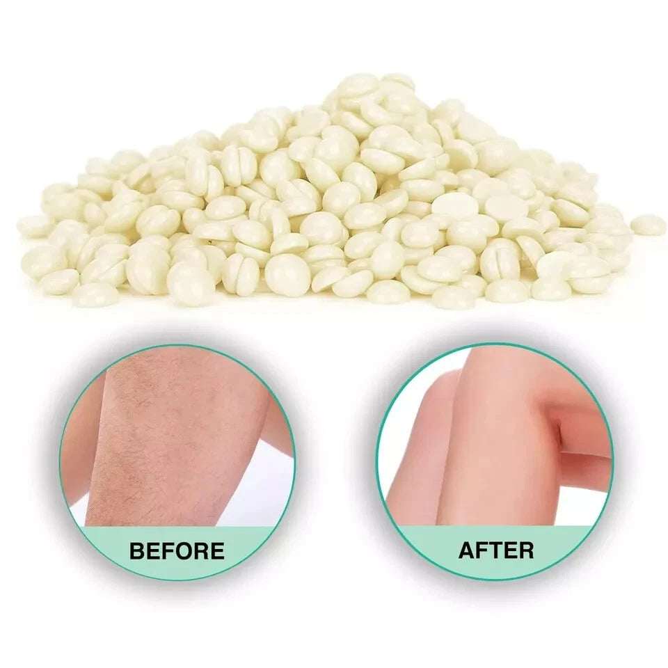 1kg Depilatory Hard Wax Beans Pellet Hot Brazilian Waxing Bead Body Hair Removal