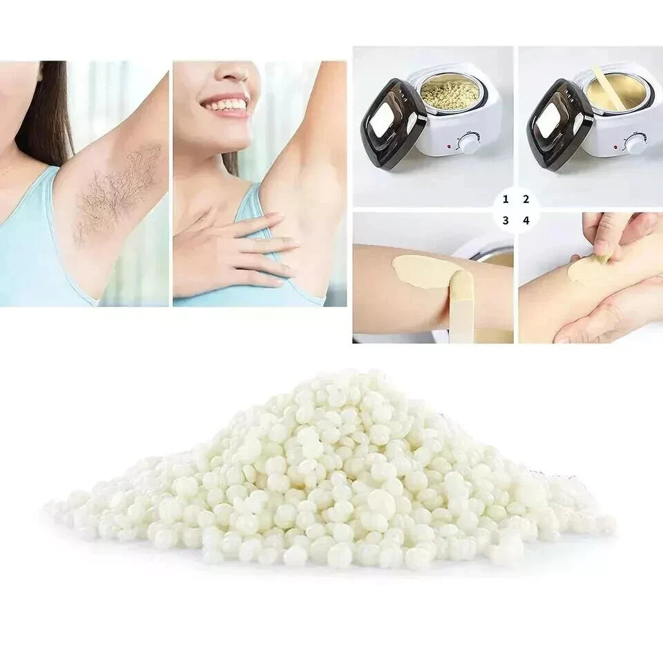1kg Depilatory Hard Wax Beans Pellet Hot Brazilian Waxing Bead Body Hair Removal