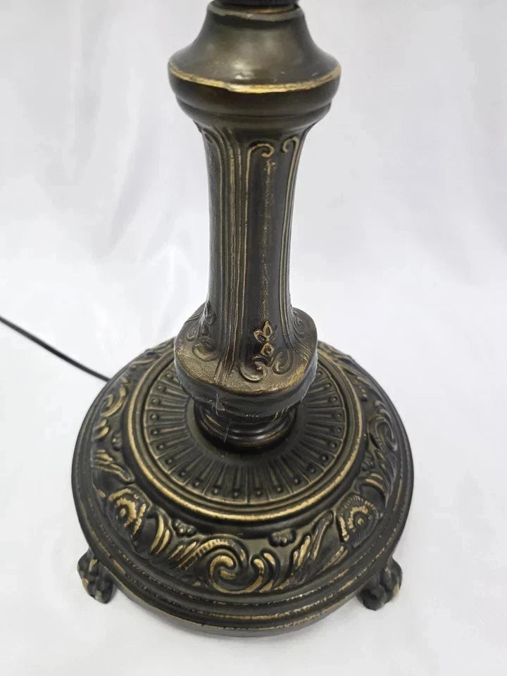 Red Tiffany Style Handcrafted Glass Floor Lamp 16x66 inch