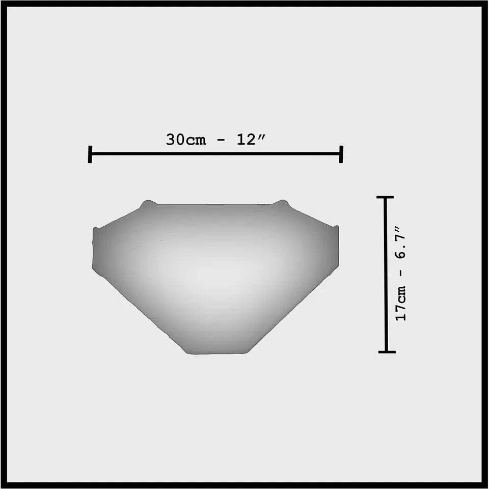Antique Tiffany Style Wall Sconce Light – 12” Handcrafted Stained Glass Art Lamp