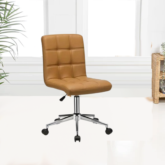 Home Office Chair Leather Computer Desk Chair Adjustable Swivel Chair