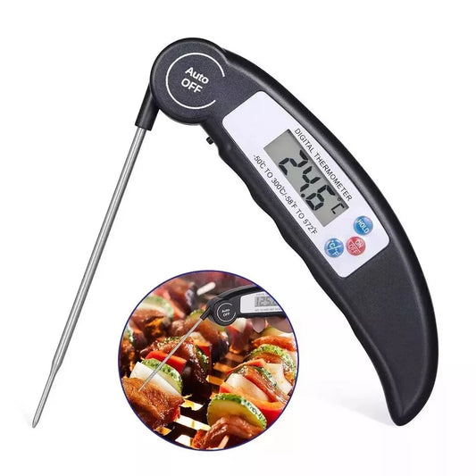 Food Thermometer,Foldable Long Probe Food Thermometer Digital