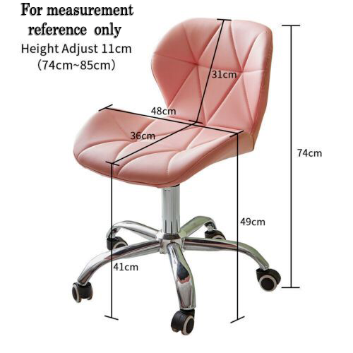 Home Office Chair Computer Desk Swivel Chair Adjustable Lift Cushioned Seat UK