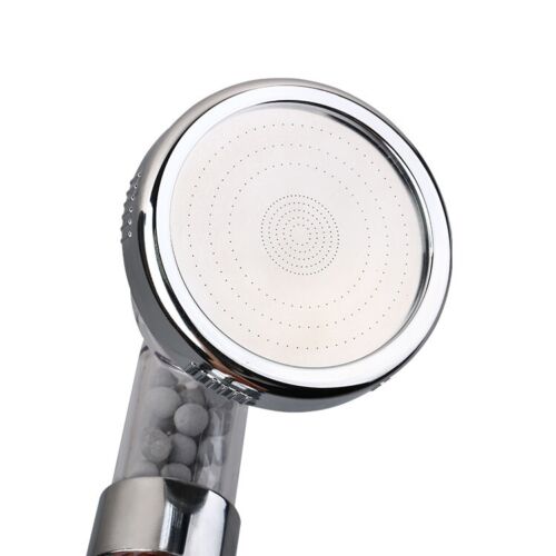 New Shower Head 3 Mode High Pressure Water Saving Filters Adjustable Ionic