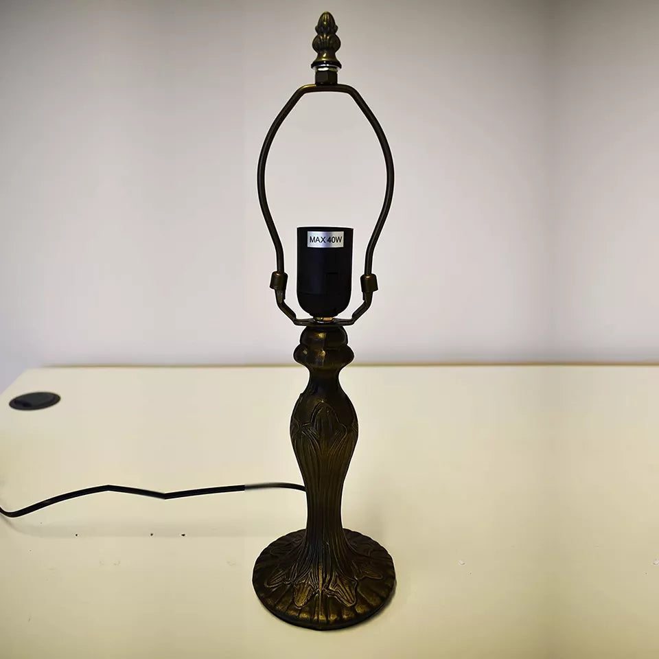 Tiffany Style Table Lamp Stained Glass Handcrafted Art Desk Light Bedside Lamps