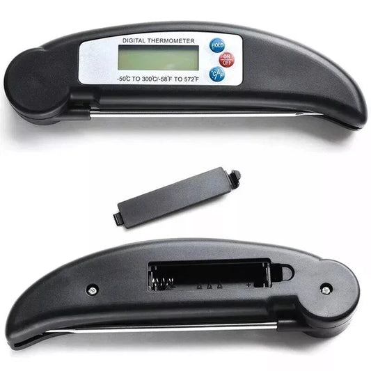 Food Thermometer,Foldable Long Probe Food Thermometer Digital