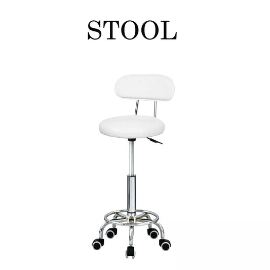 Adjustable Swivel Beauty Spa Salon Stools Massage Lift Hairdressing Bar Chair UK