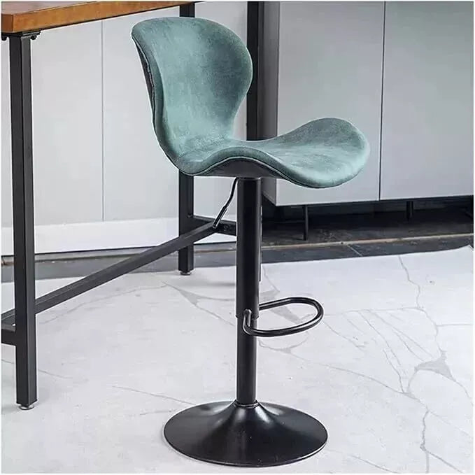 Bar Stool Swivel Gas Lift Backrest Chairs Fashion Decoration Dining Chair UK