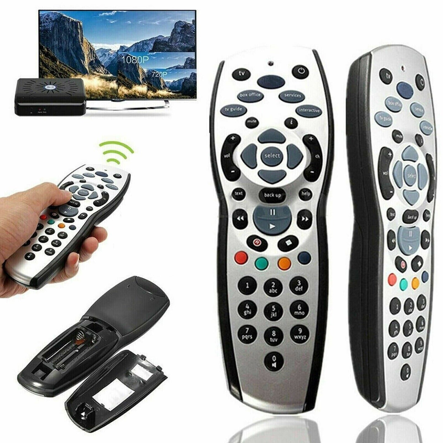 Remote Control Replacement for SKY + Plus HD REV 9f TV Wireless Remote Control